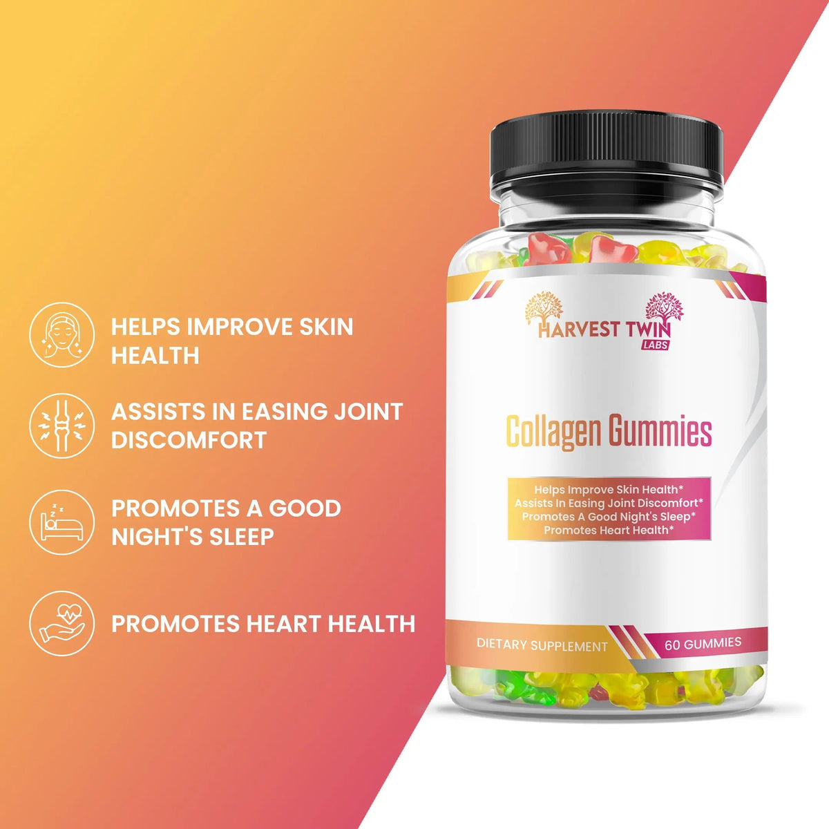 Collagen Gummies for Skin & Joint Health – Clinically Proven Collagen Peptides