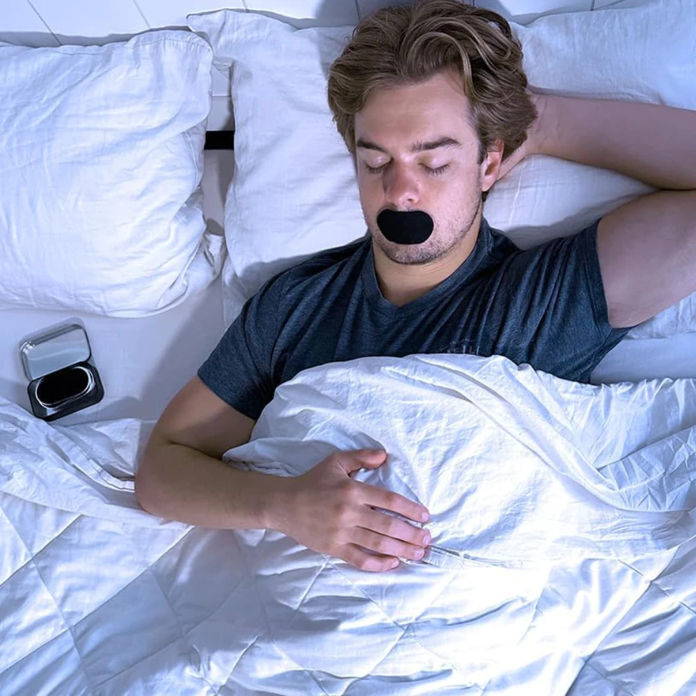 Anti-Snoring Mouth Tape for Better Sleep – Soft Breathable Strips for Nasal Breathing